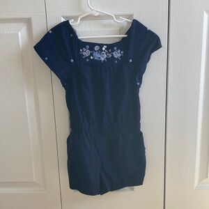 🥳 4/$25 Gap kids girls size 5T navy blue romper